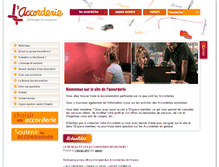 Tablet Screenshot of accorderie.fr