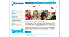 Desktop Screenshot of accorderie.ca